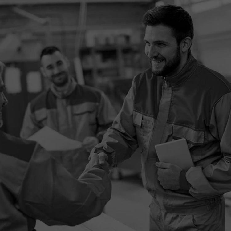 Industrial Partnership Handshake
